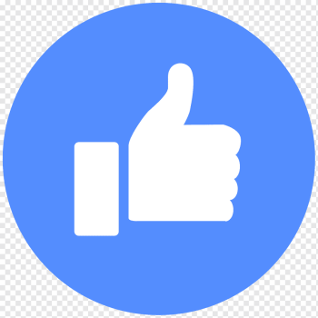 YouTube Facebook like button Emoticon, Thumbs up, like icon, blue, text, hand png