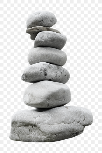 Zen stacked stones png sticker, | Free PNG - rawpixel