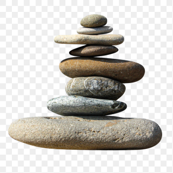 Zen stones png sticker, transparent | Free PNG - rawpixel