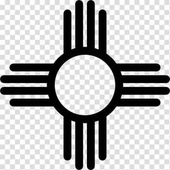 Zia Pueblo Zia people Flag of New Mexico Symbol, symbol transparent background PNG clipart