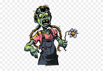 Zombie Girl - Cute Zombie Girl Cartoon Zombie Girl - Cute Zombie Girl Cartoon