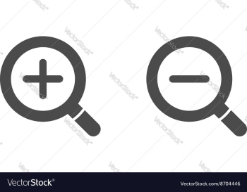  					Zoom lens vector image														