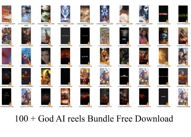 100 - God AI reels Bundle Free Download