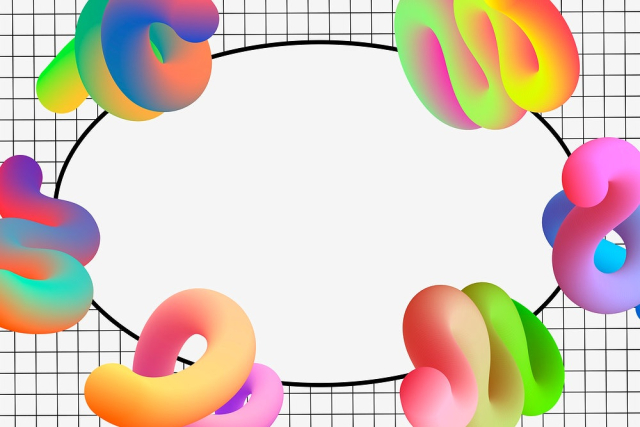 3D abstract frame background, gradient | Free Photo - rawpixel