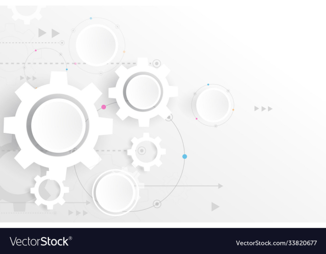3d circuit board background or banner design