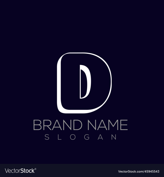 3d d logo - premium 3d d letter logo design