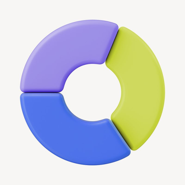 3D pie chart, mathematical graphic | Free Photo - rawpixel