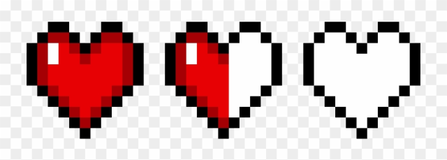 8 Bit Heart Gif For Kids - Legend Of Zelda Hearts