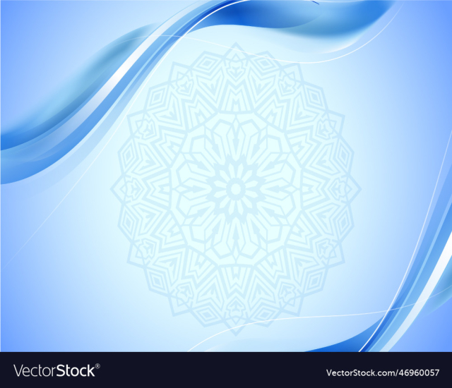 a blue background with a pattern in the middle