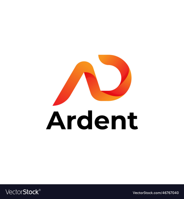 a d modern 3d logo design