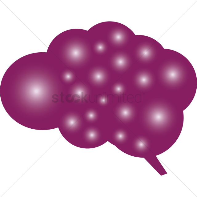 A glowing brain