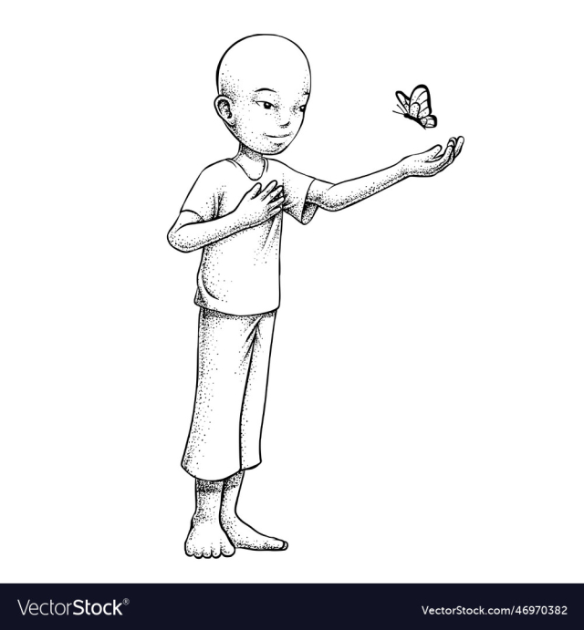 a wise man welcomes the butterfly