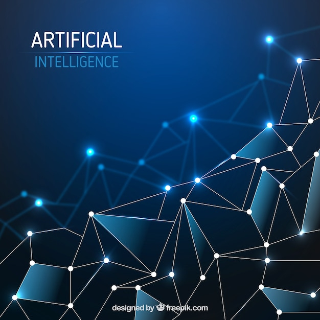 Abstract artificial intelligence template