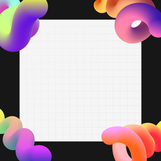 Abstract black frame background, colorful | Free Vector - rawpixel