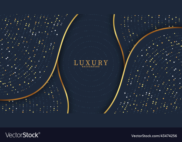 abstract curve overlapping on dark blue background