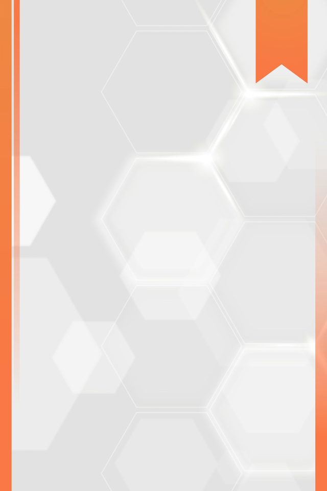 Abstract geometric background, orange border | Free Vector - rawpixel