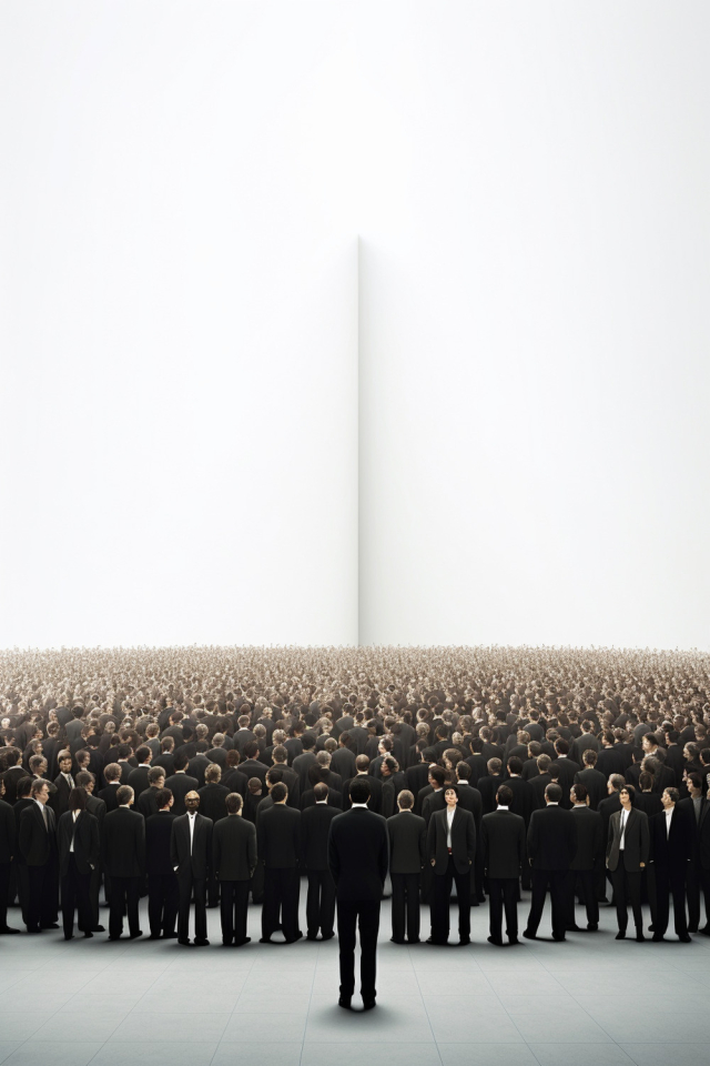 Abstract illustration: The crowd