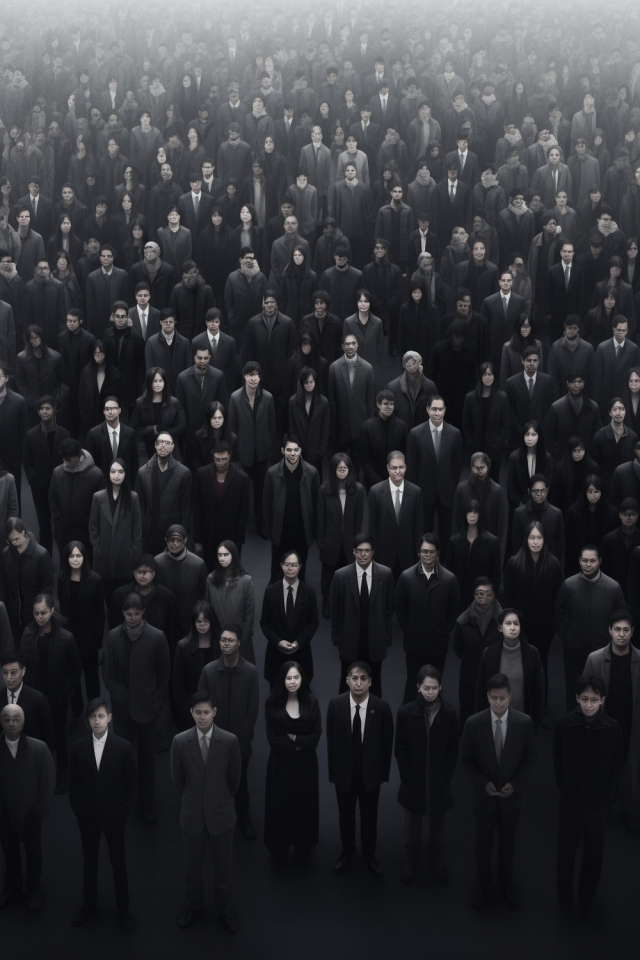 Abstract illustration: The crowd