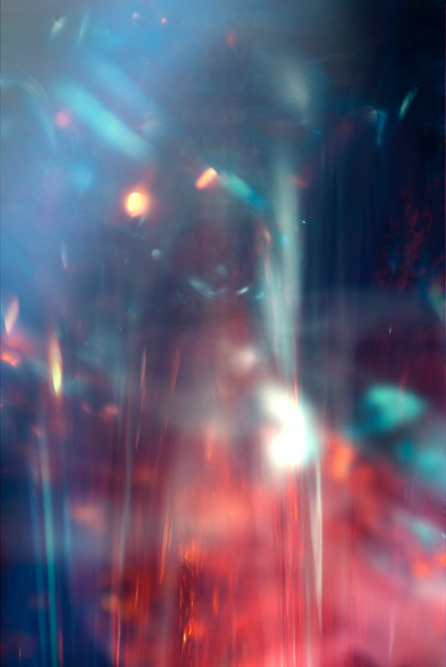 Abstract Image Behind a Plastic