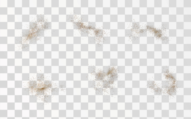 Abstract Smoke Textures on Transparent Background