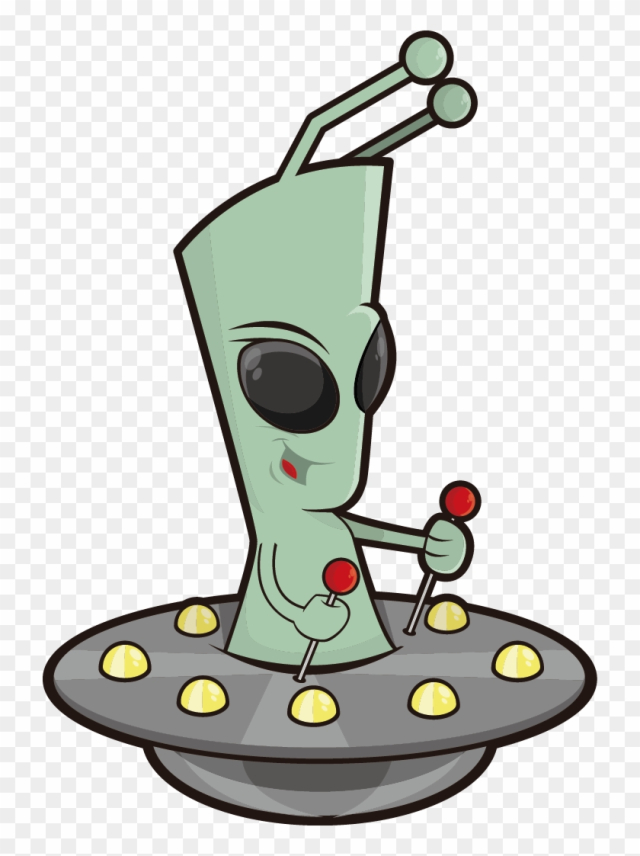 Alien Extraterrestrial Intelligence Cartoon - Cartoon Alien Png