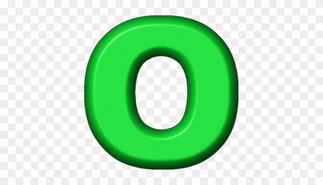 Free: Alphabet Letters Clip Art Printable For Kids - Letter O In Green - nohat.cc for Free Printable Clip Art Letters