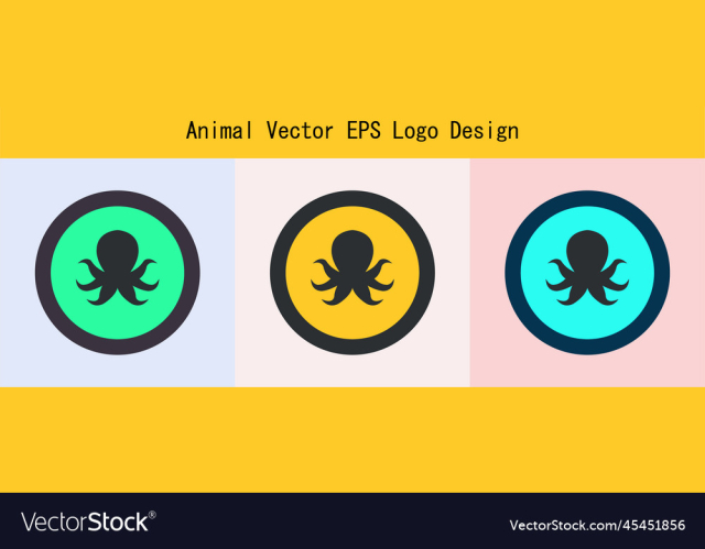 animal fish logo design