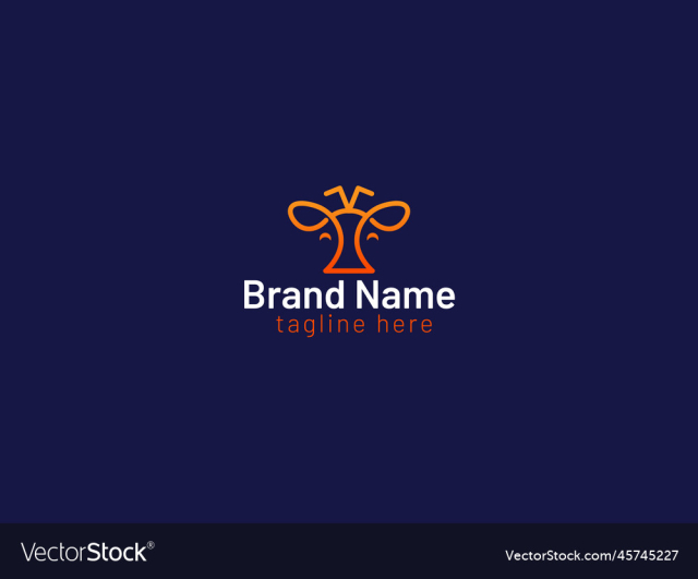 animal logo design - line logo