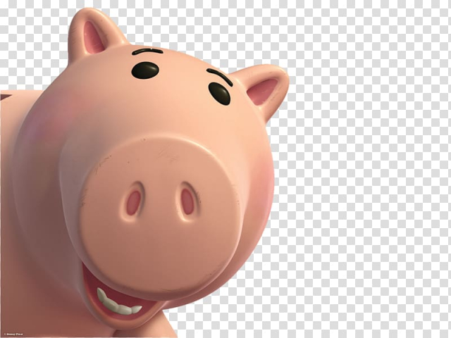 Free Animated pig Hamm Toy Story Lots o Huggin Bear Piggy bank ham transparent background PNG clipart nohat.cc