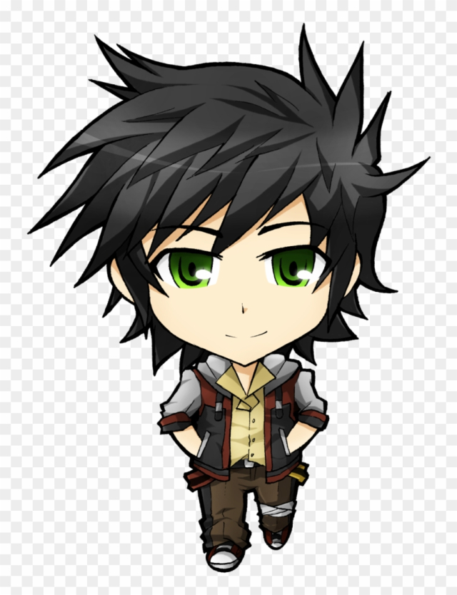 Anime Wolf Boy Chibi Cute Anime Wolf Boy Cute Boy - Chibi Anime Boy