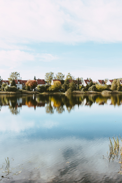 Apartment complex by the lake 2