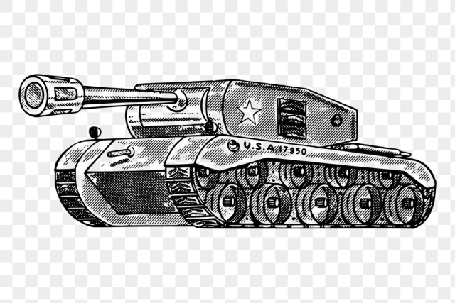 Army tank png sticker vintage | Free PNG - rawpixel