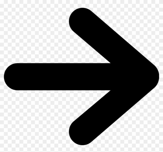 Arrow Clipart Transparent Background - Right Arrow Icon