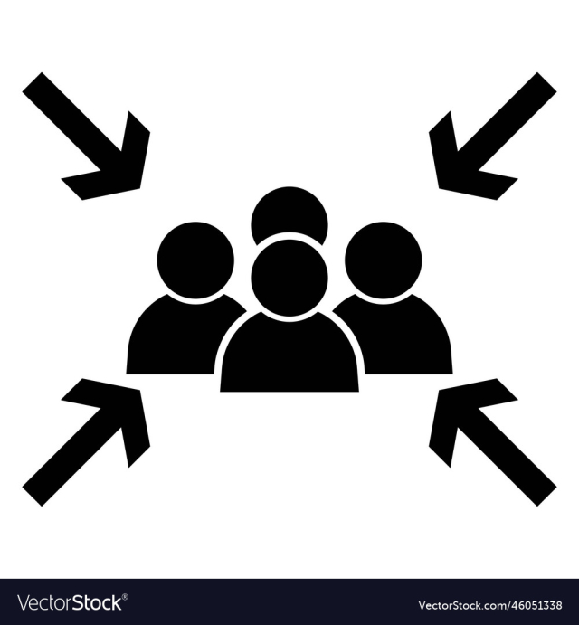 assembly point sign symbol icon