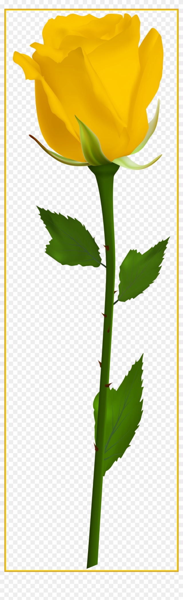 Free: Awesome Clip Art Png Image Primavera Hello Ⓒ - Yellow Rose ...