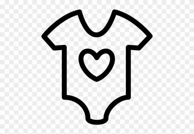 Baby Clothes Icon - Baby Clothes Shape