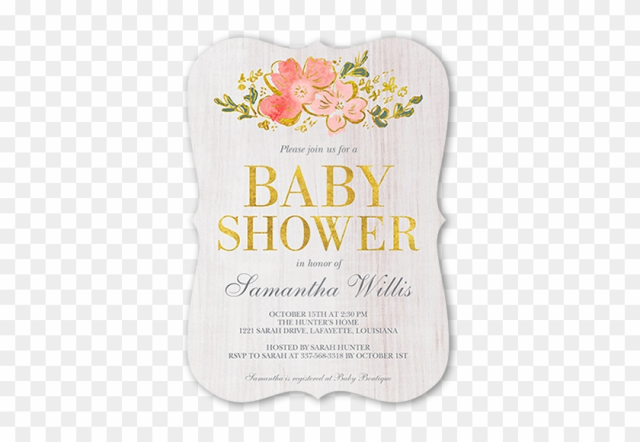 Baby Shower Invitation - Baby Shower