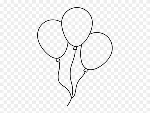 Balloons Outline Icons By Canva Corn Stalk Clip Art - Balloons Outline Icons By Canva Corn Stalk Clip Art