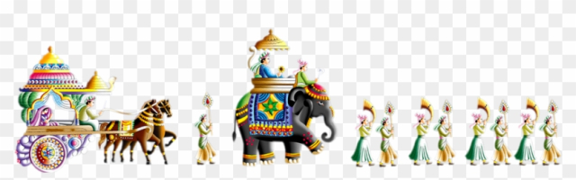 Baraat Wedding Clipart - Indian Wedding Clipart Png