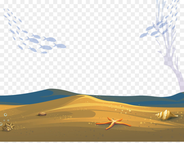 Beach Illustration - Cartoon vector beach
