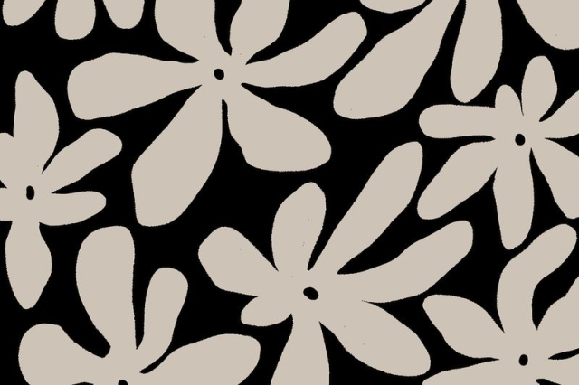 Beige floral pattern background,  | Free Photo - rawpixel