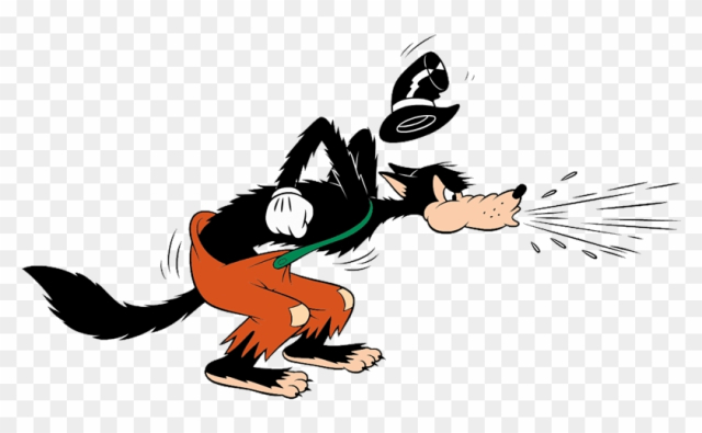 Big Bad Wolf Clipart Group - Wolf In Three Little Pigs