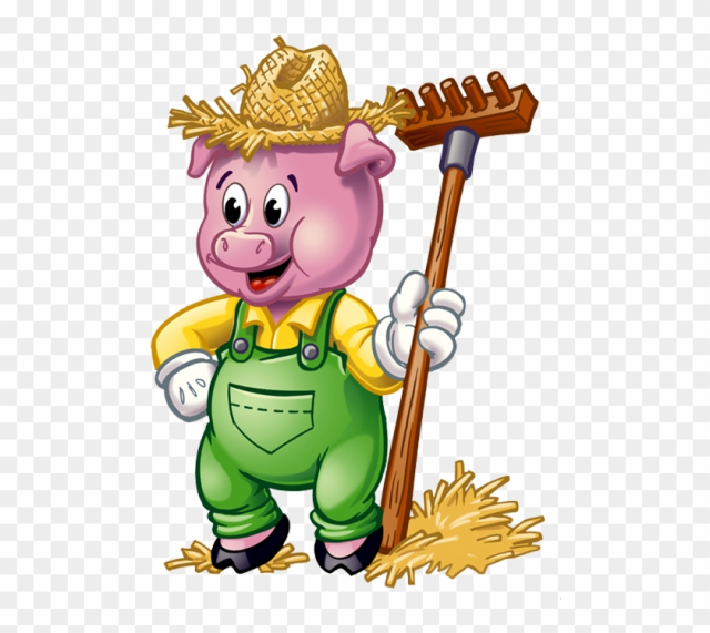 Big Bad Wolf Gray Wolf The True Story Of The 3 Little - Three Little Pigs Clipart