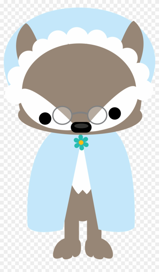 Big Bad Wolf Little Red Riding Hood Goldilocks And - Lobo Caperucita Roja Png