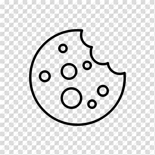 Bite, cookie, food icon