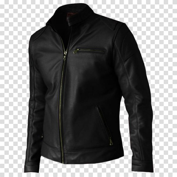 Free: Black Leather Jacket Transparent Background PNG - nohat.cc