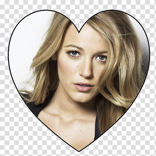 Blake Lively heart transparent background PNG clipart
