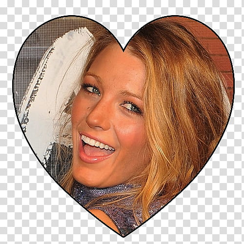 Blake Lively heart transparent background PNG clipart