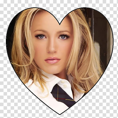 Blake Lively heart transparent background PNG clipart