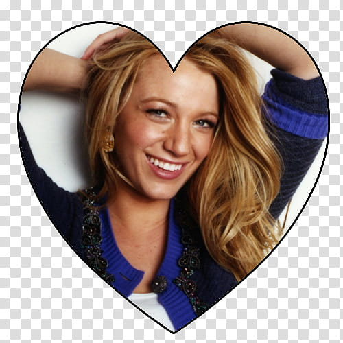 Blake Lively heart transparent background PNG clipart